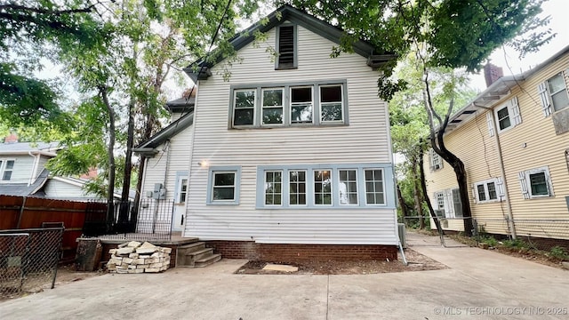 view of back of property