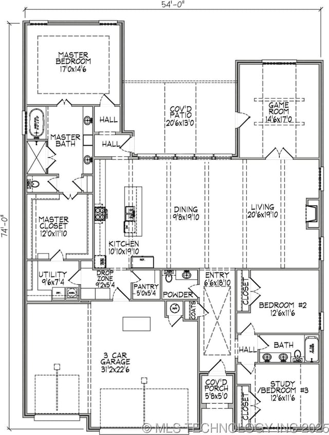 3913 S Dogwood Blvd, Broken Arrow, OK 74012 - view of layout