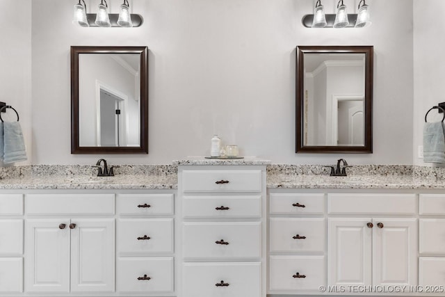 3913 S Dogwood Blvd, Broken Arrow, OK 74012 - bathroom with double vanity and a sink