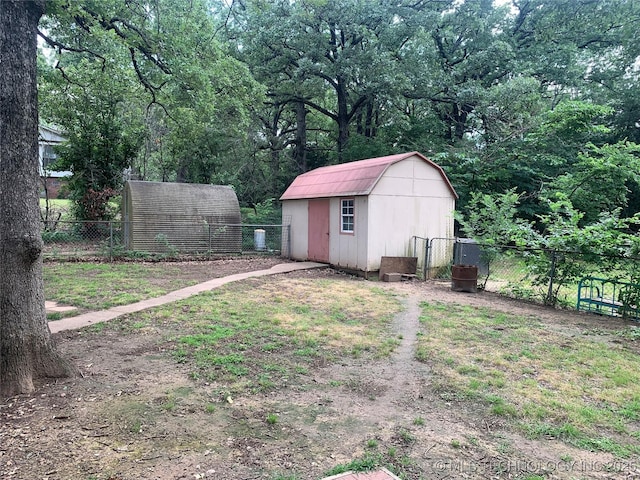 view of outdoor structure