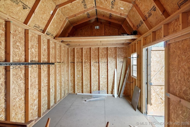 view of storage room