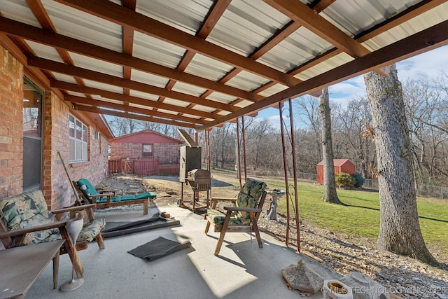 view of patio