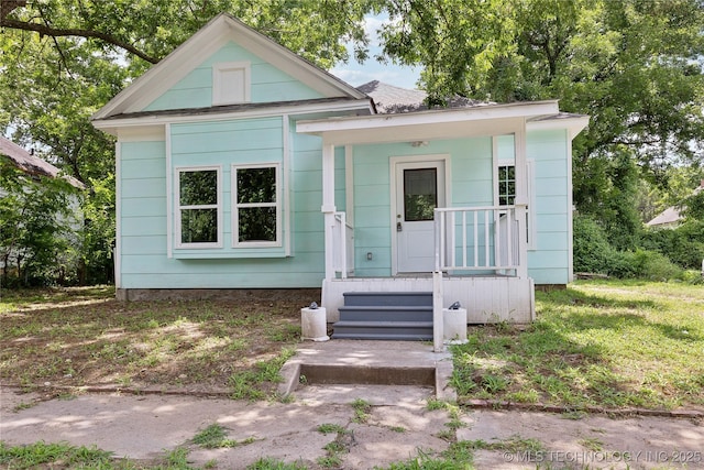 view of bungalow-style house