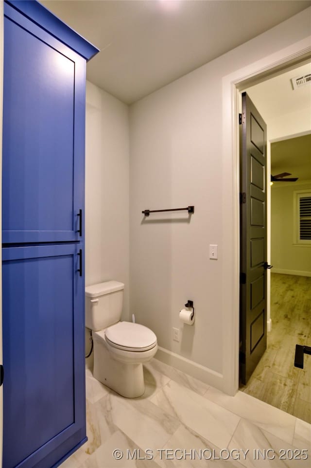 bathroom with toilet