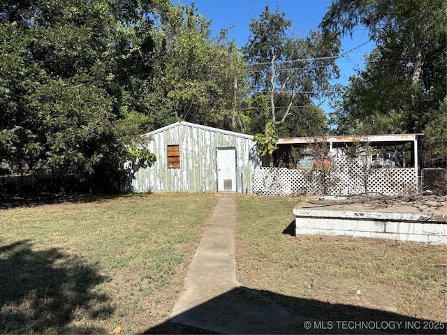 view of yard