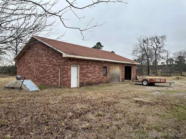 view of side of property