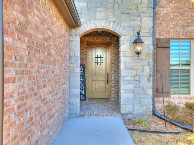 view of entrance to property