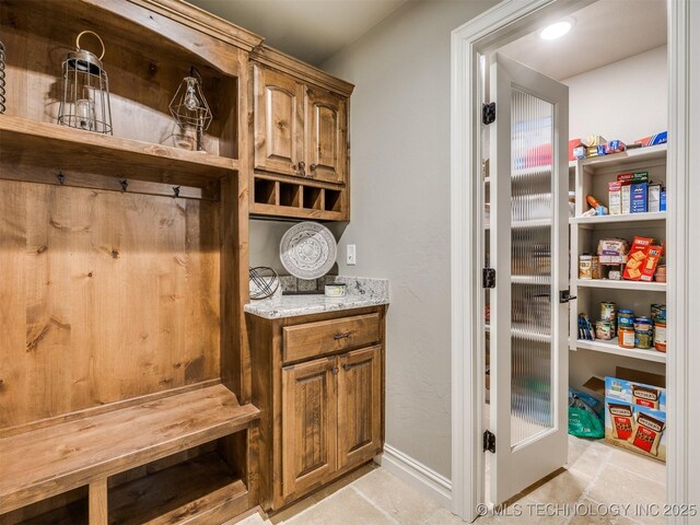 view of mudroom