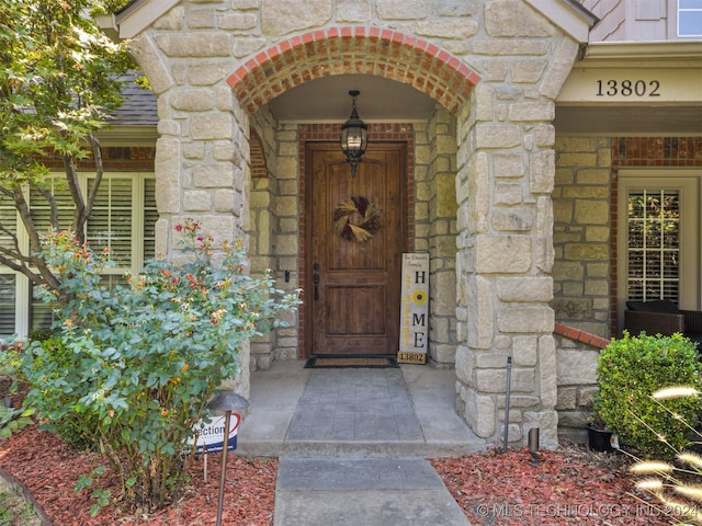 view of property entrance