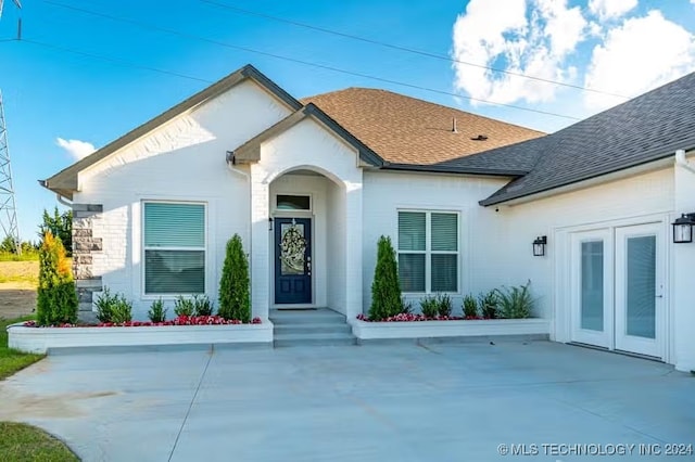 view of front of home