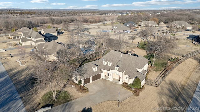 birds eye view of property featuring a residential view