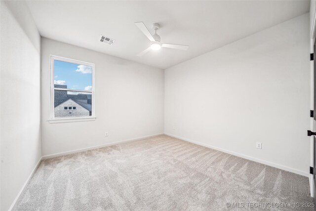 2509 E 134th Cir, Bixby, OK 74008 - unfurnished room with a ceiling fan and carpet floors
