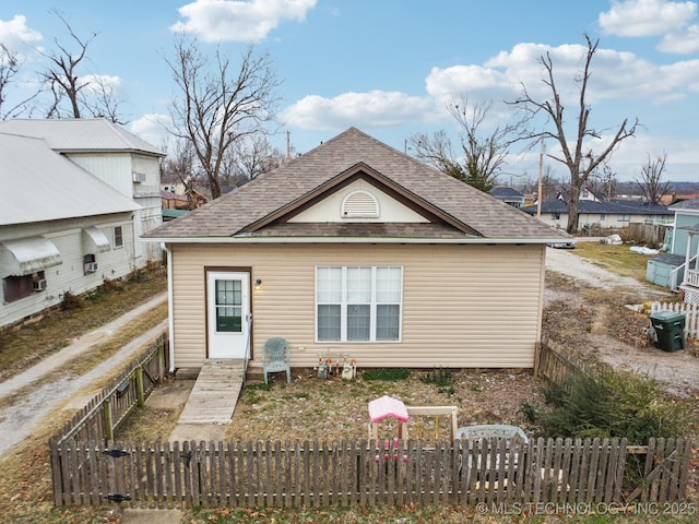 view of rear view of house