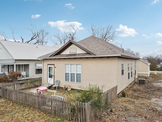 exterior space with central AC unit