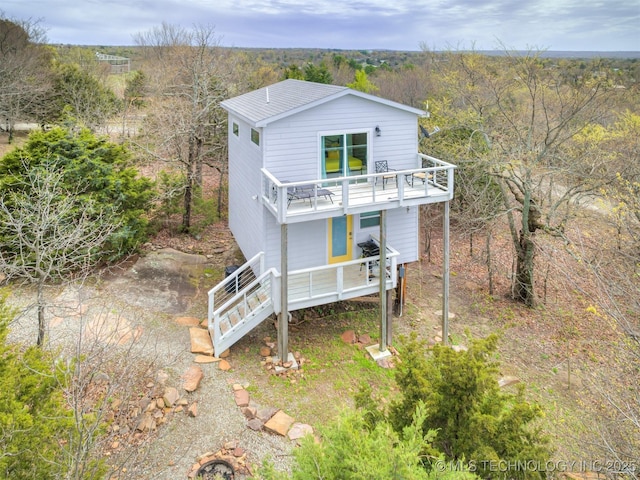 view of rear view of house