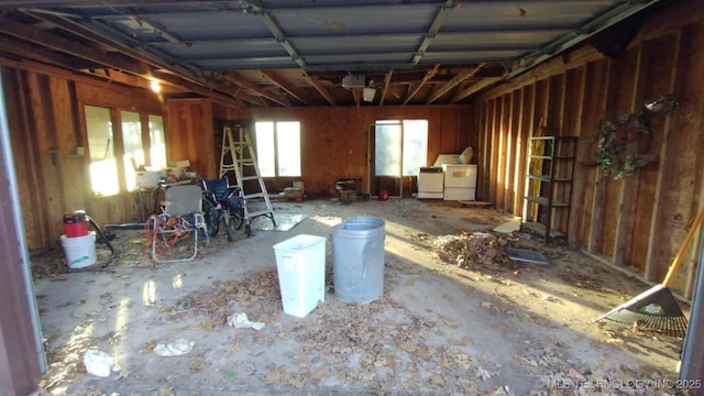 misc room featuring separate washer and dryer