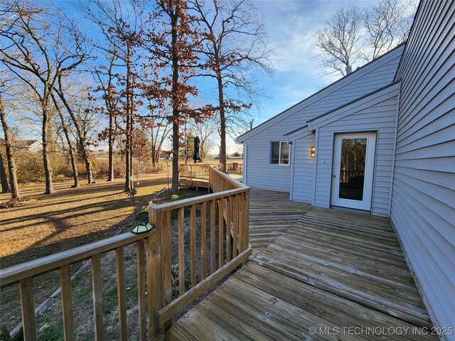 view of deck