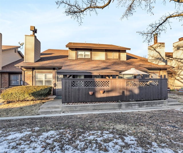 view of front of home