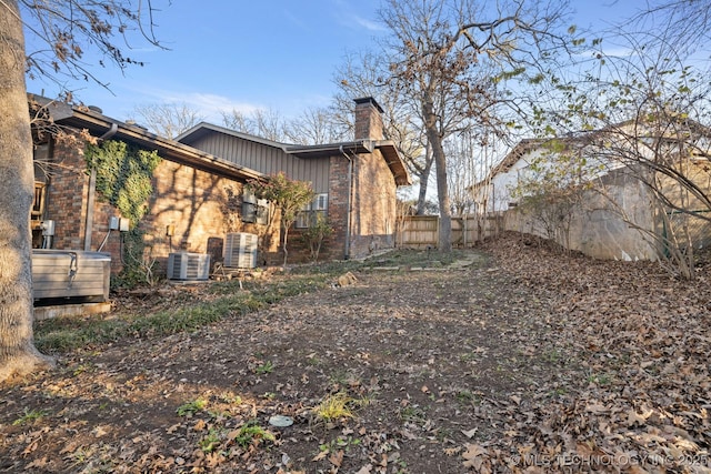 exterior space with central AC unit