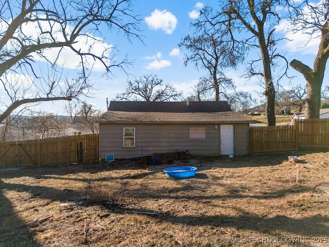 view of outbuilding