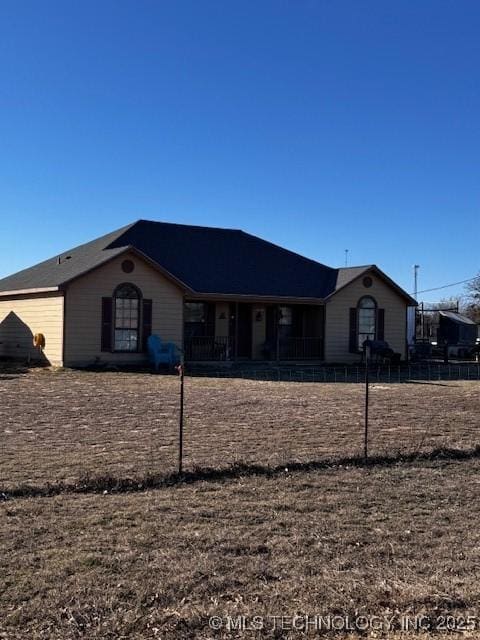 view of ranch-style house