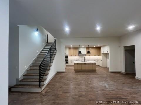 interior space with sink