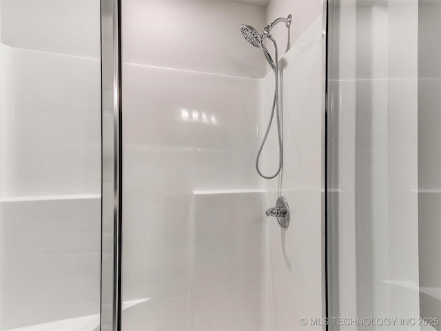 bathroom featuring a shower