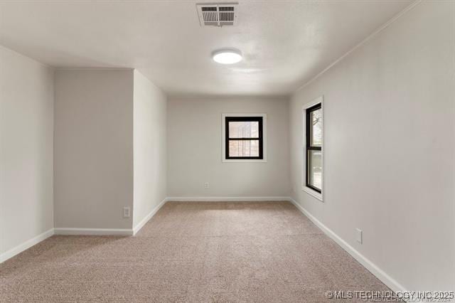 empty room with light carpet