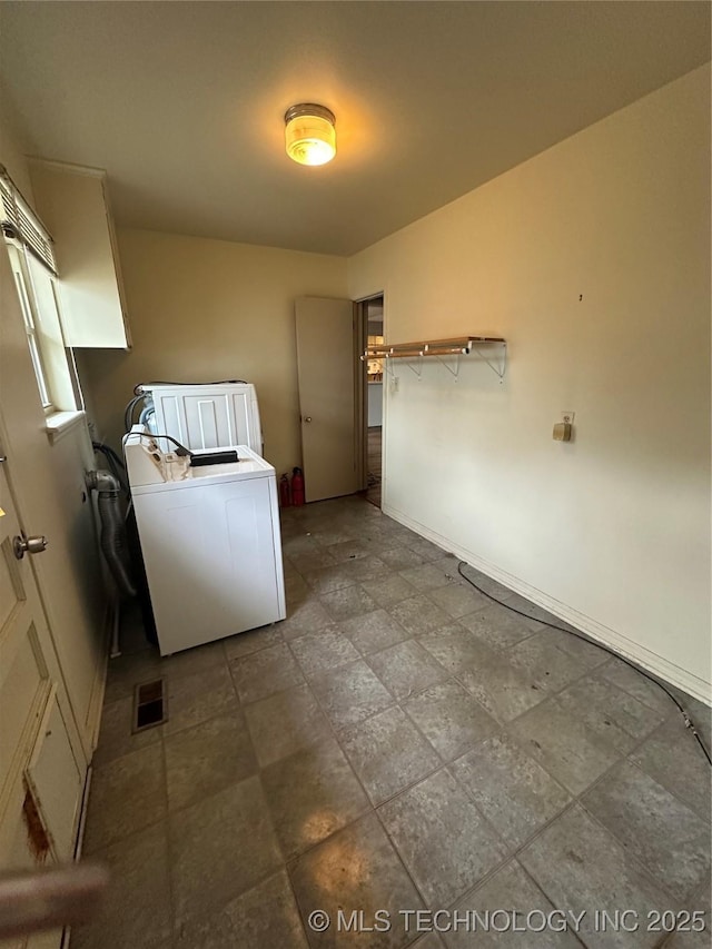 laundry area with washer / dryer