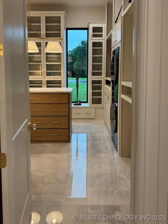 5835 E 139th St S, Bixby, OK 74008 - spacious closet with light marble finish floors