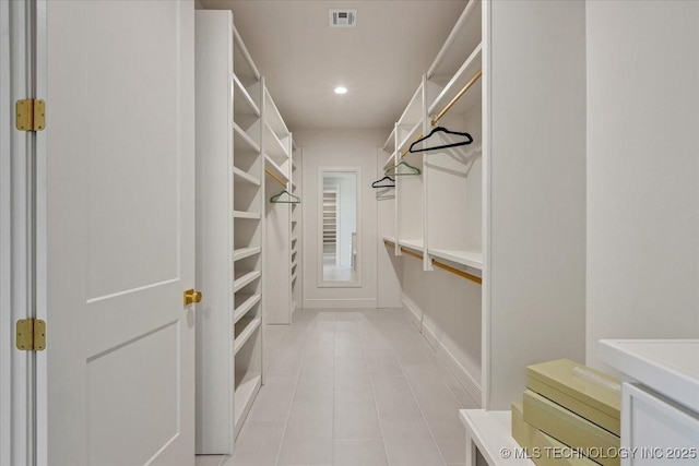5835 E 139th St S, Bixby, OK 74008 - spacious closet featuring light tile patterned floors