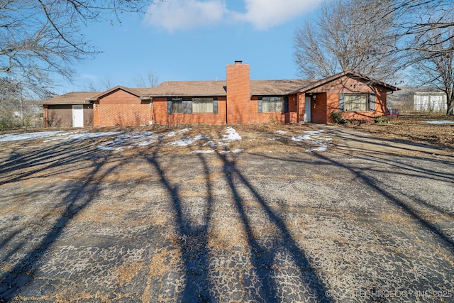 view of ranch-style house