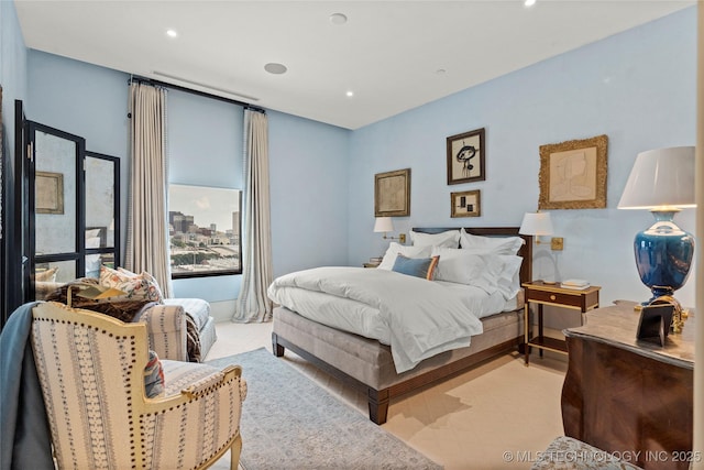 405 N Main St Unit 4A, Tulsa, OK 74103 - bedroom with light carpet