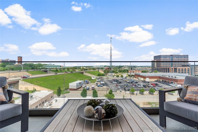 405 N Main St Unit 4A, Tulsa, OK 74103 - view of balcony