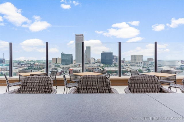 405 N Main St Unit 4B, Tulsa, OK 74103 - interior space featuring a city view