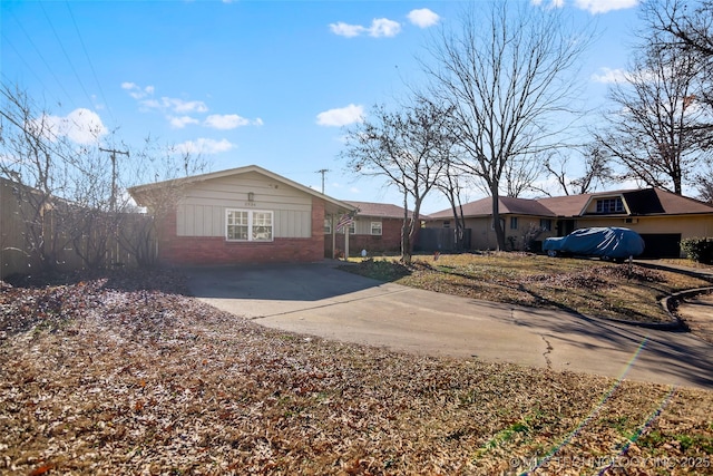 view of ranch-style house