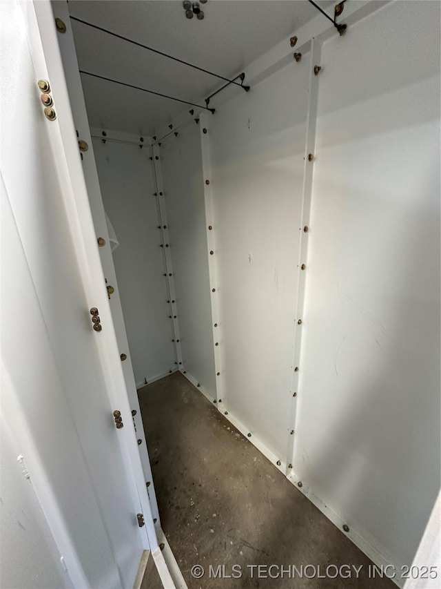 1504 N 26th St, Broken Arrow, OK 74014 - hallway featuring concrete flooring