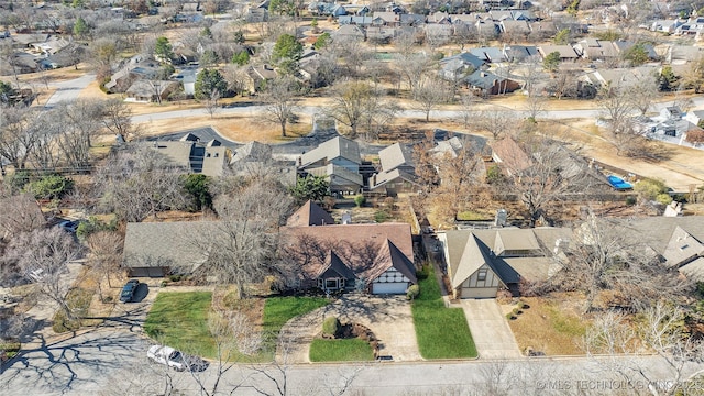 birds eye view of property featuring a residential view