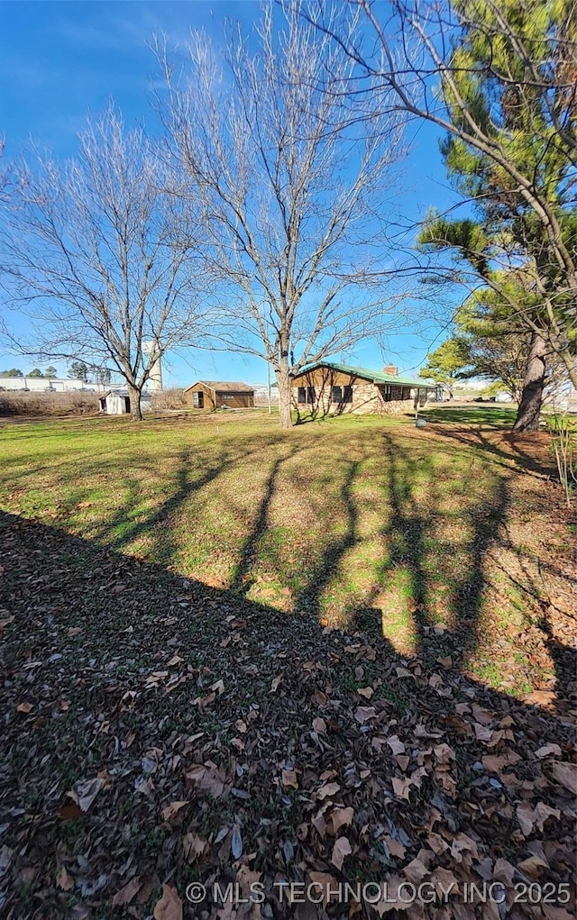 view of yard