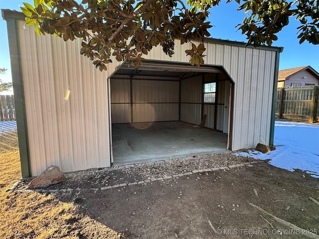 view of outbuilding