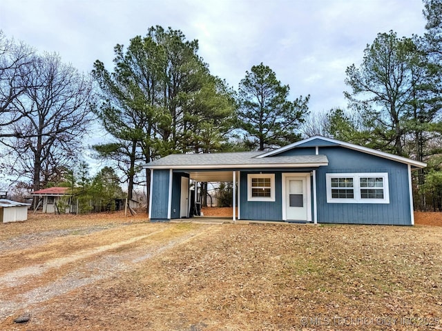 view of front of house