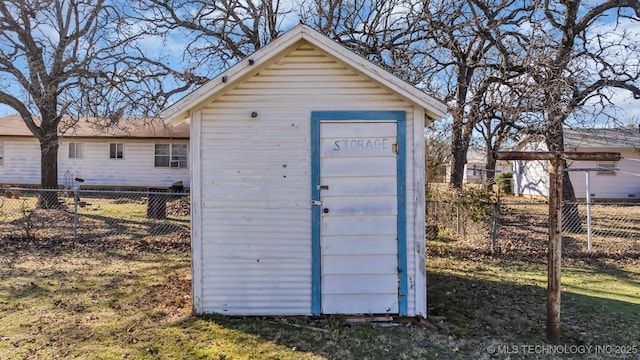 view of outbuilding