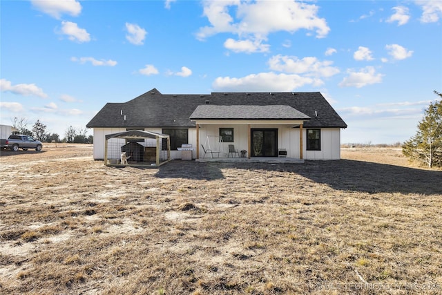 view of rear view of property