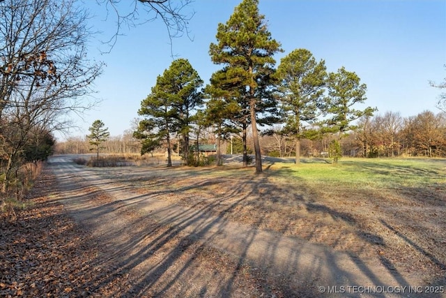 view of road