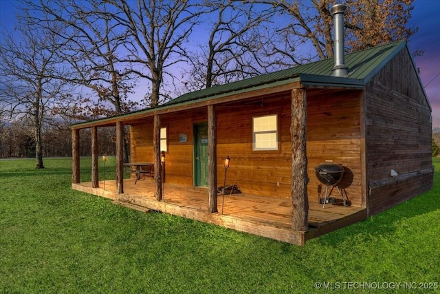 view of horse barn