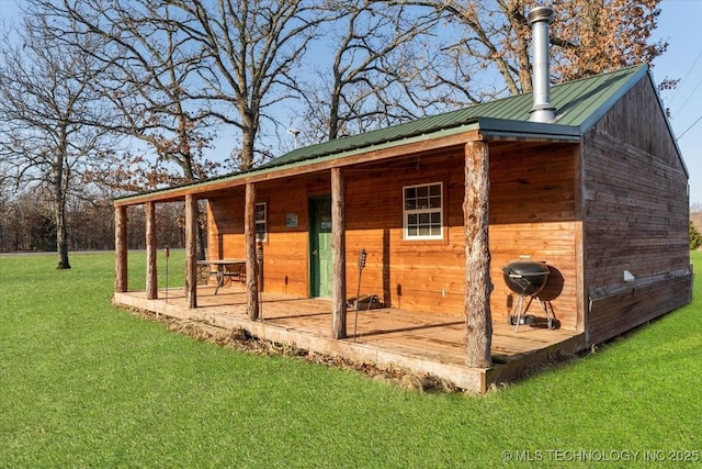 view of horse barn