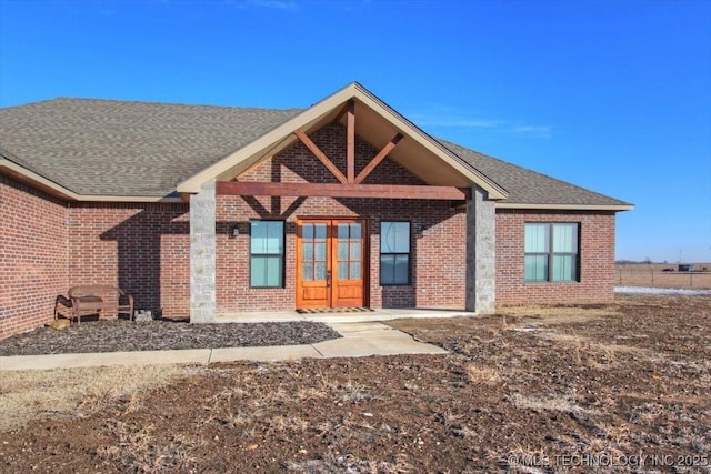 view of rear view of property