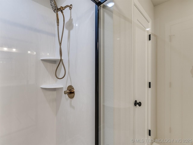 details with walk in shower