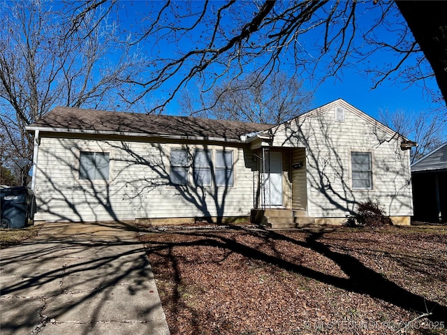 view of ranch-style home