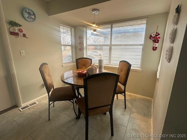 view of dining room